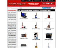 Tablet Screenshot of directlycheap.com